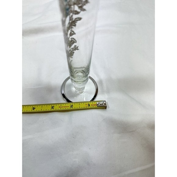Vintage‎ Flanders Bud Vase W/Poppy Sterling Silver Overlay. - Picture 3 of 14